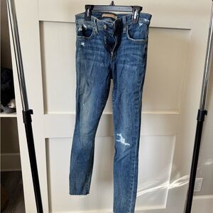 joe's the icon mid rise skinny ankle jean size 26
